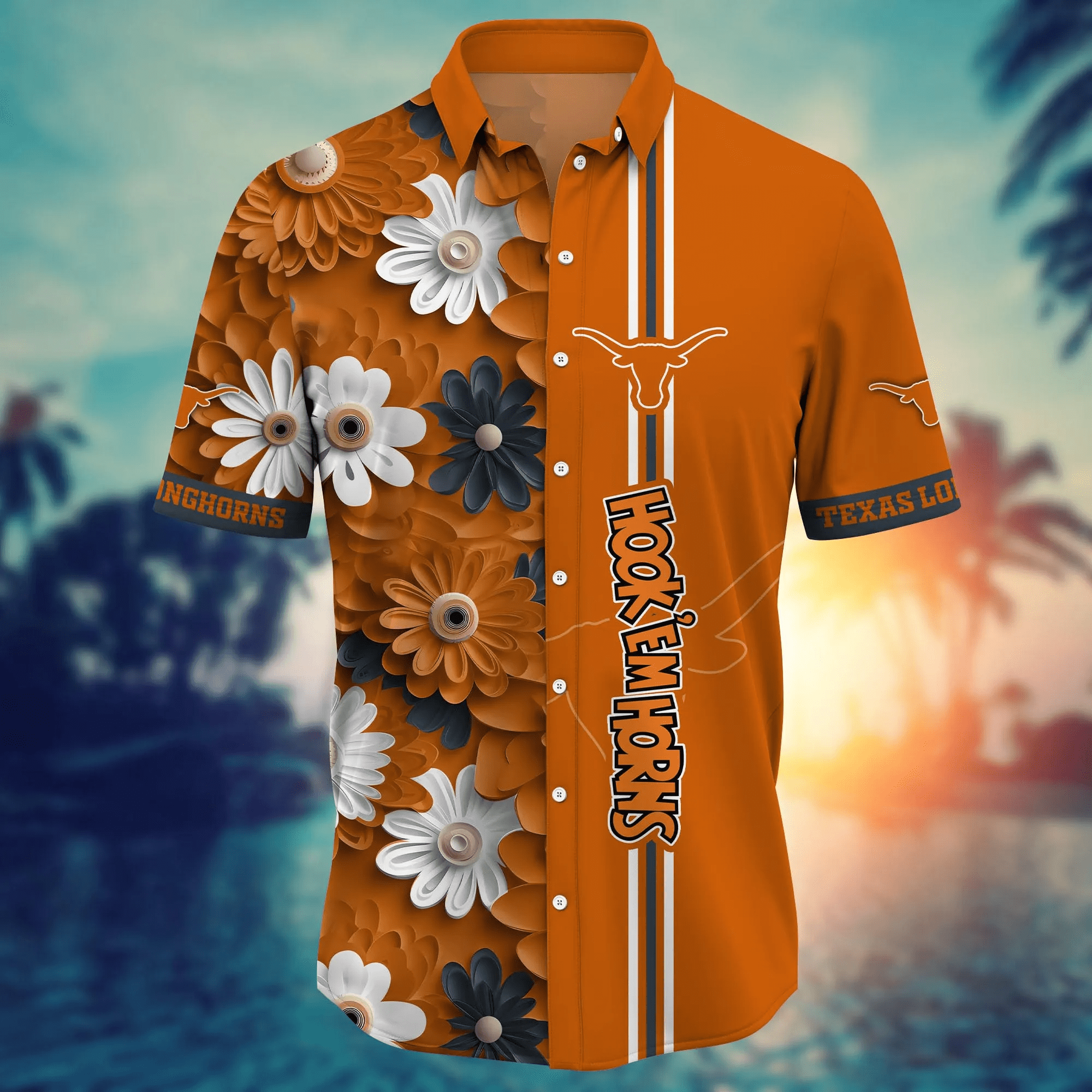 Texas Longhorns NCAA Hawaiian Shirt Hot Season Aloha Shirt