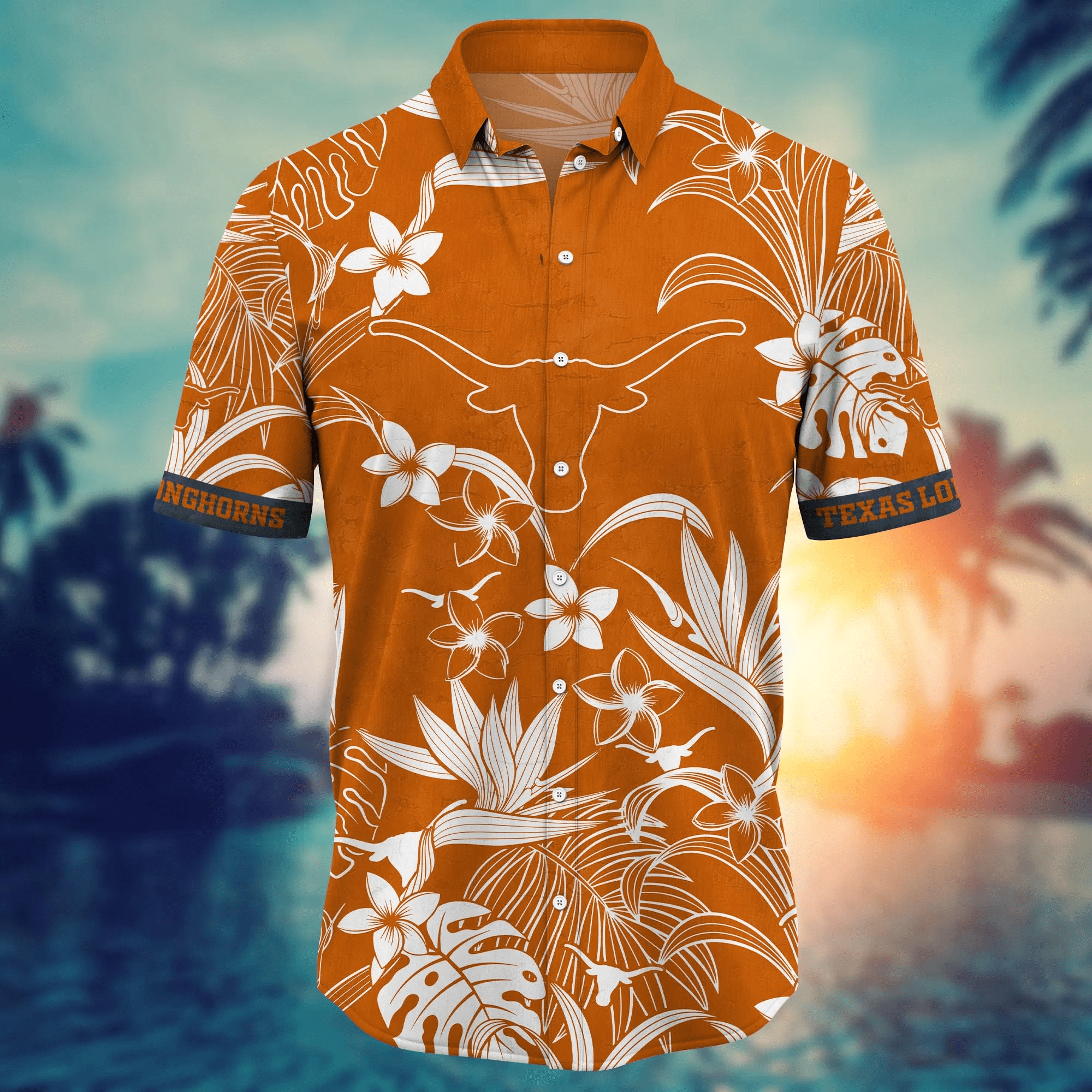 Texas Longhorns NCAA Hawaiian Shirt Sandalstime Aloha Shirt