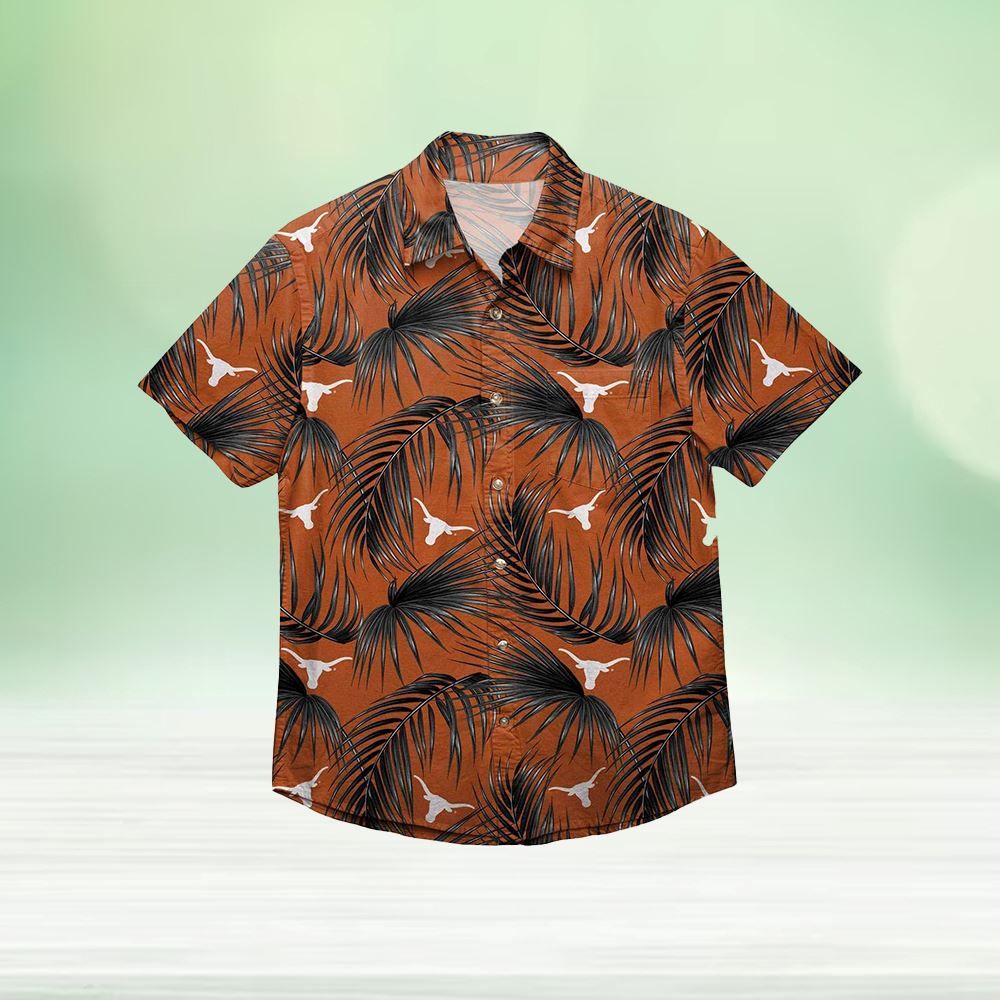 Texas Longhorns Original Hawaiian Button Up Shirt