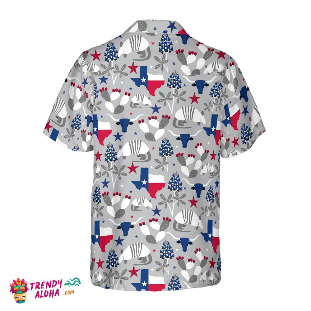 Texas Pattern Hawaiian Shirt 1