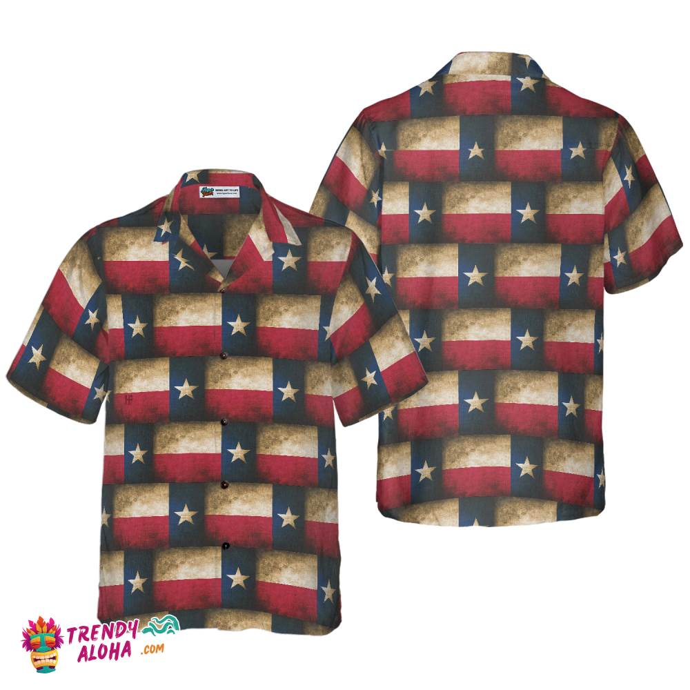 Texas Pattern Hawaiian Shirt 2