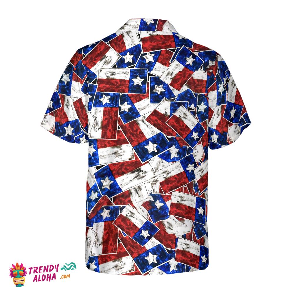 Texas Pattern Hawaiian Shirt 3