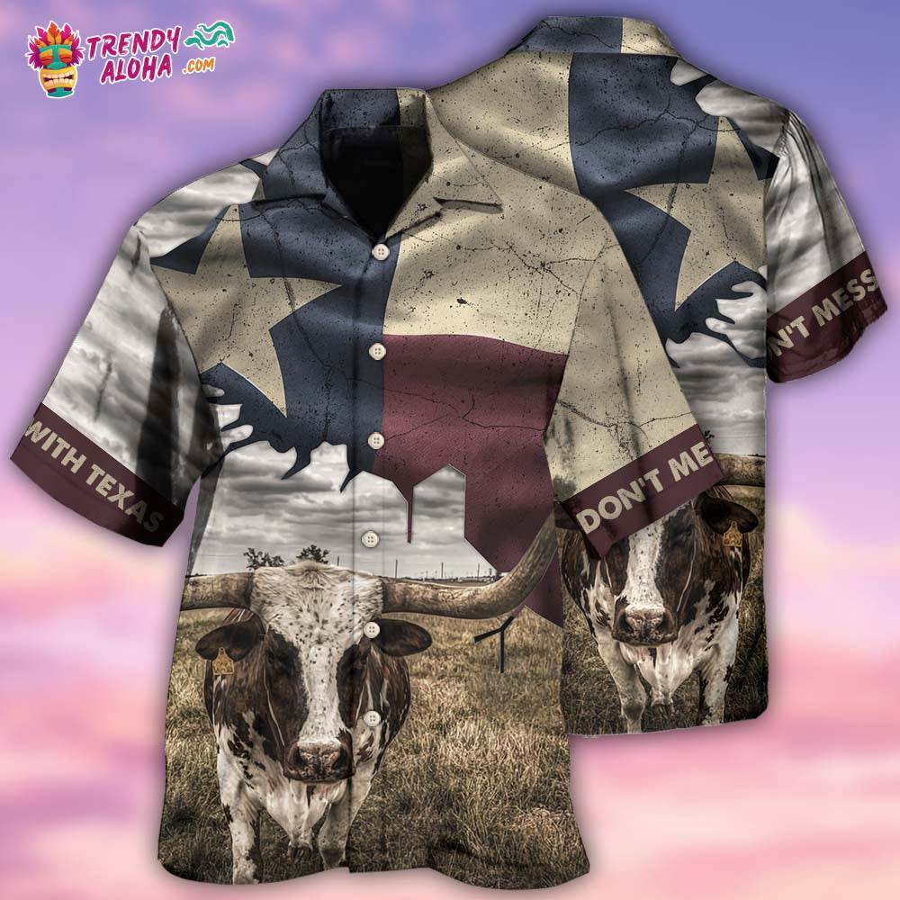Texas Peace Life Cows Style Hawaiian Shirt – Trendy Aloha