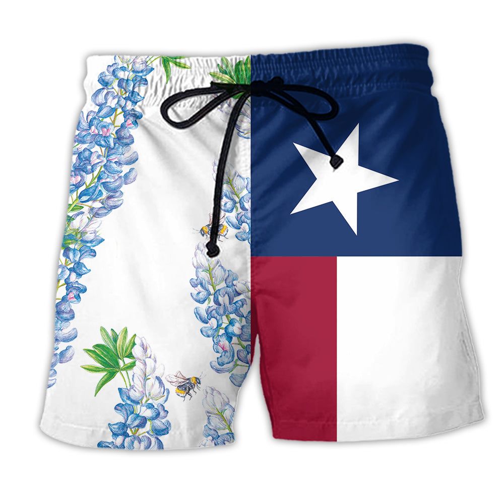 Texas Peace Life Style Floral Trendy Aloha Hawaiian Beach Shorts Texas Peace Life Style Floral Trendy Aloha Hawaiian Beach Shorts