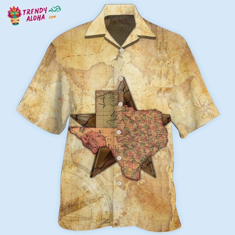 Texas Peace Life Style In Map Hawaiian Shirt – Trendy Aloha