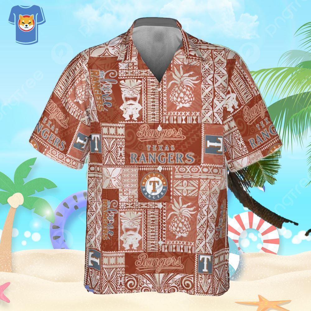Texas Rangers Major League Baseball Hawaiian Shirt