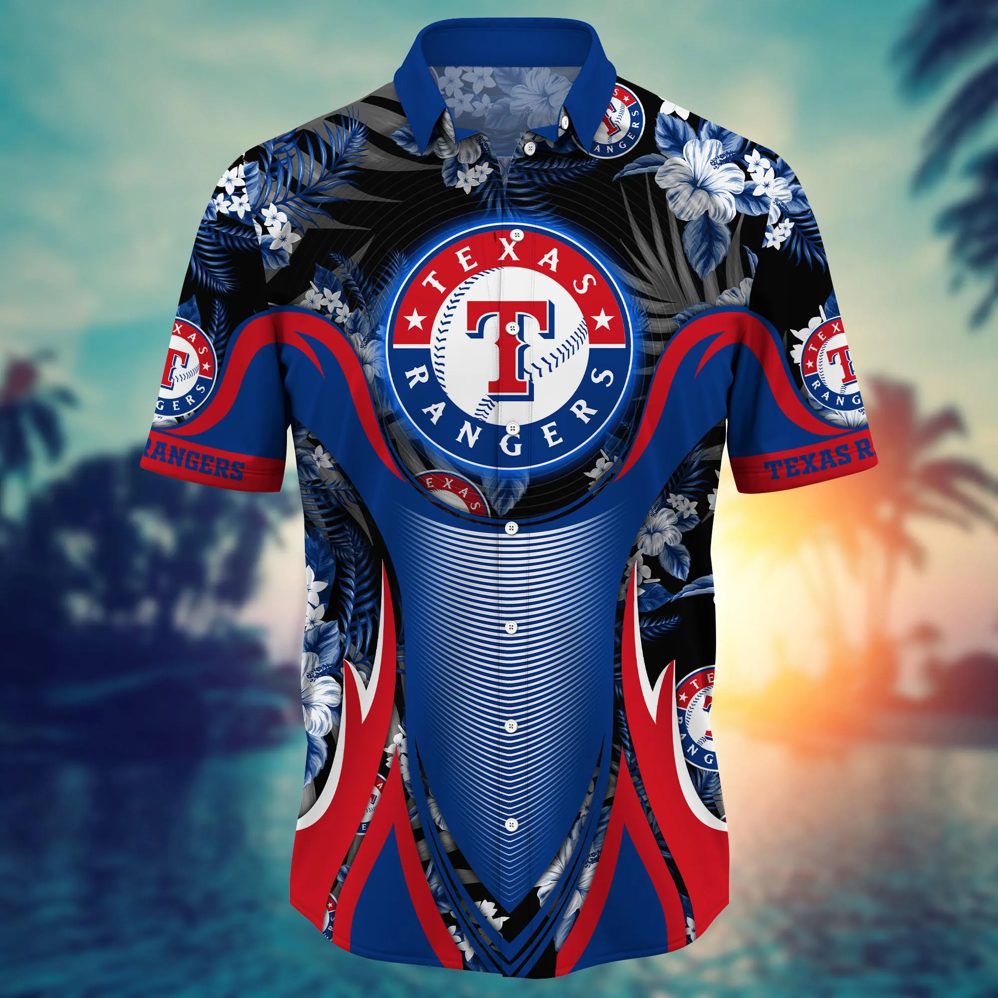 Texas Rangers MLB Hawaiian Shirt Barbecues Aloha Shirt