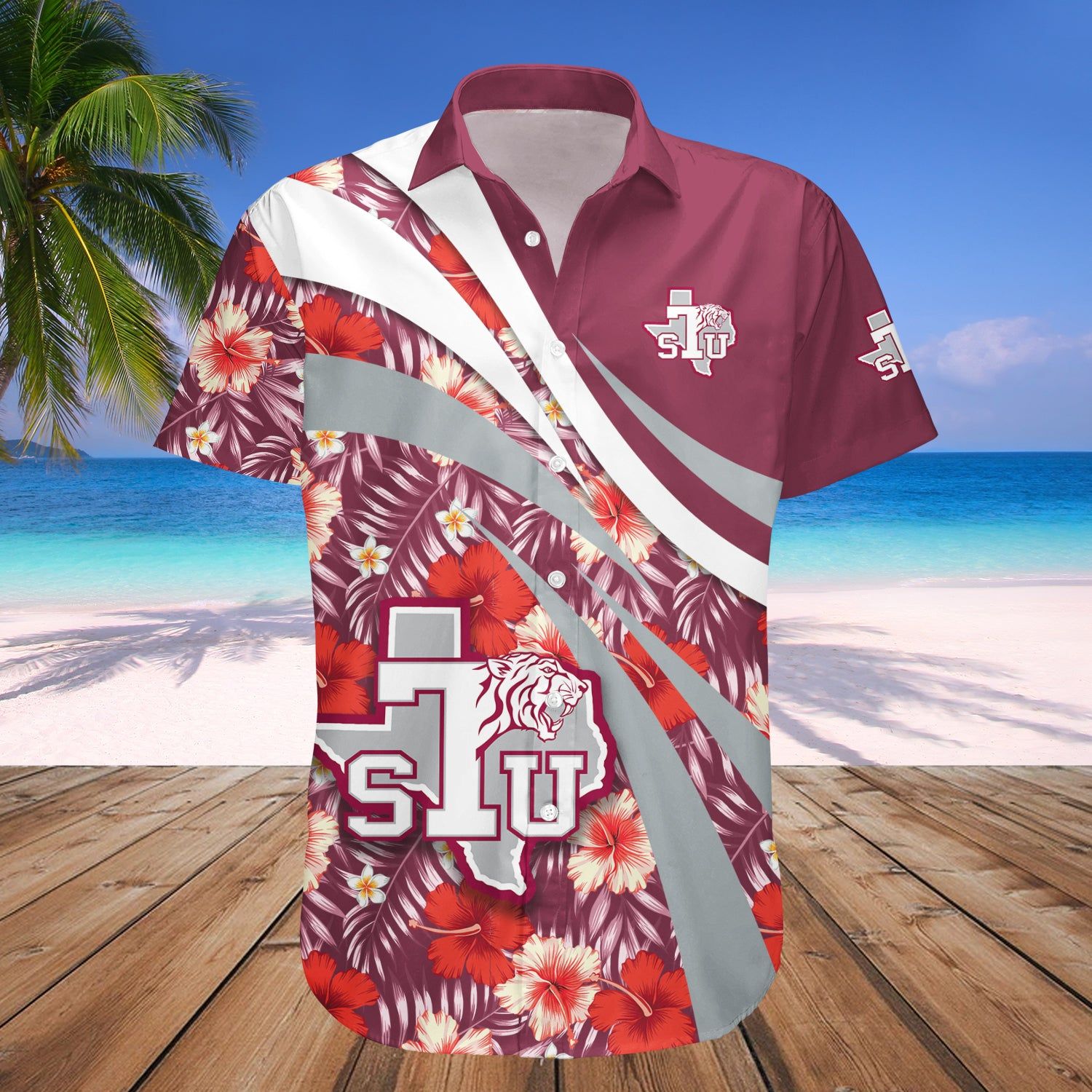 Texas Southern Tigers Hawaii Shirt Hibiscus Sport Style – NCAA