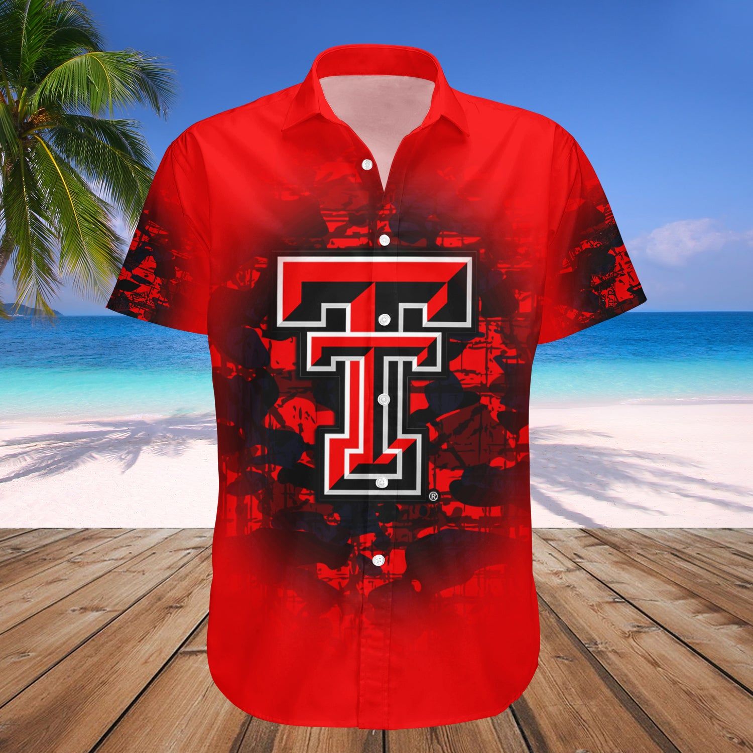 Texas Tech Red Raiders Hawaii Shirt Camouflage Vintage – NCAA