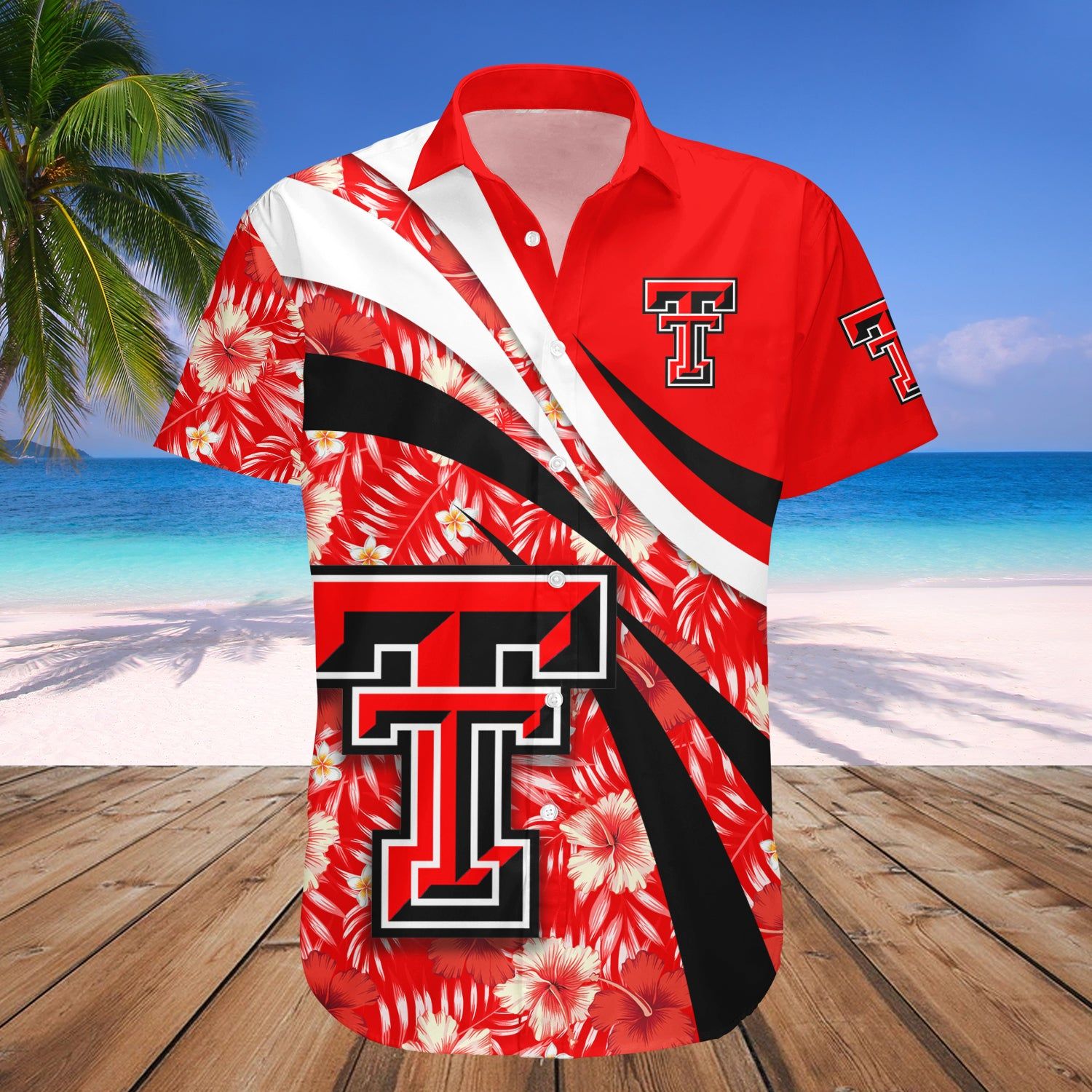 Texas Tech Red Raiders Hawaii Shirt Hibiscus Sport Style – NCAA