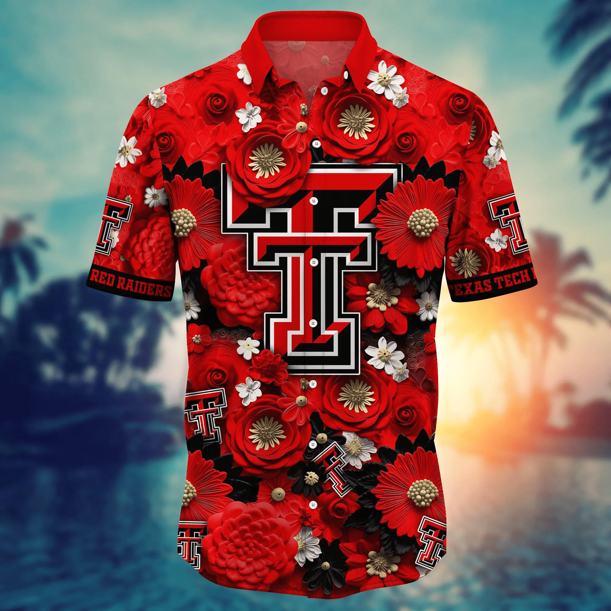 Texas Tech Red Raiders NCAA Hawaiian Shirt Trending For This Summer Customize Shirt Any Team