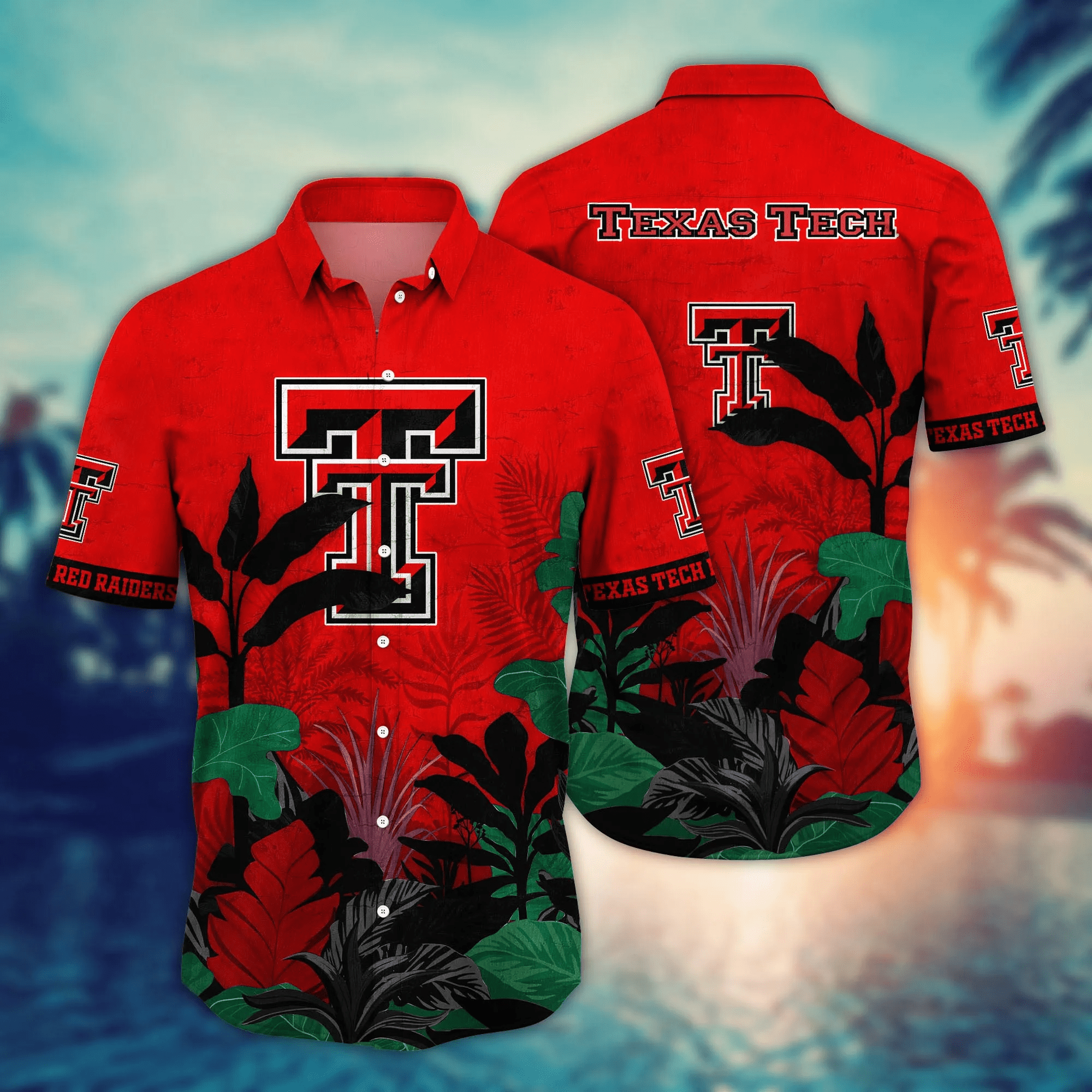 Texas Tech Red Raiders NCAA Hawaiian Shirt Watermelons Aloha Shirt