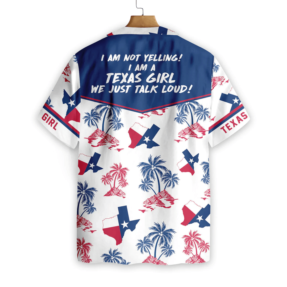 Texas Trendy Hawaiian Shirt Royal Blue Bluebonnet Longhorn, Trendy Hawaiian Shirts For Men, Women