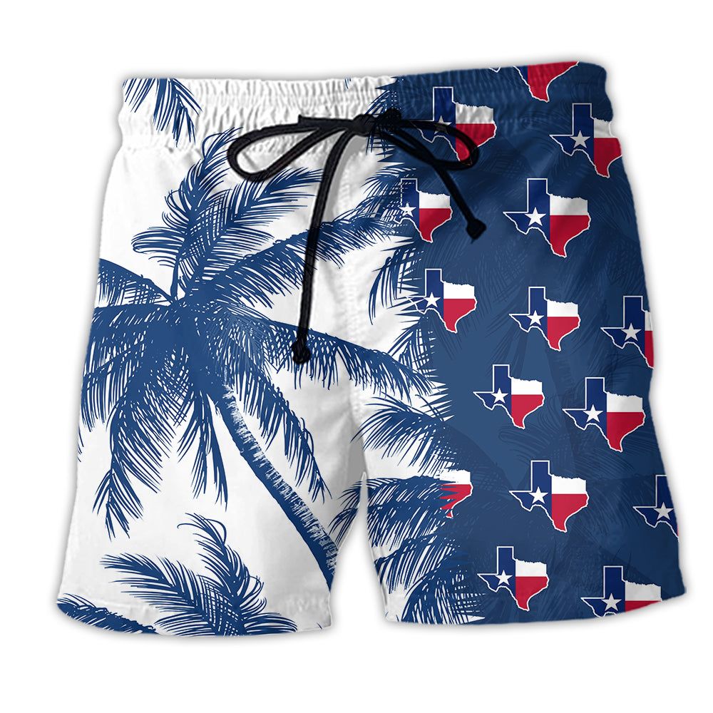 Texas Tropical Summer Peace Life Style Trendy Aloha Hawaiian Beach Shorts Texas Tropical Summer Peace Life Style Trendy Aloha Hawaiian Beach Shorts