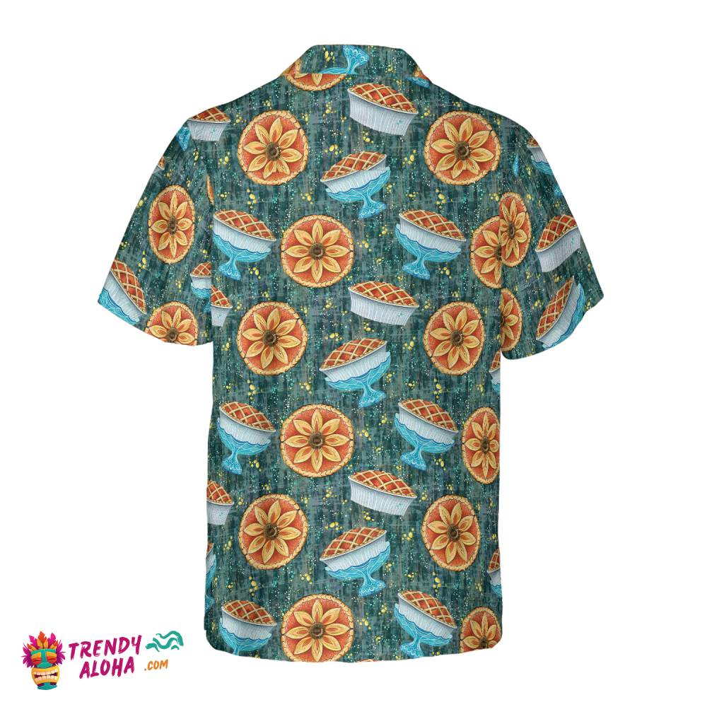 Thanksgiving Autumn Pie Hawaiian Shirt