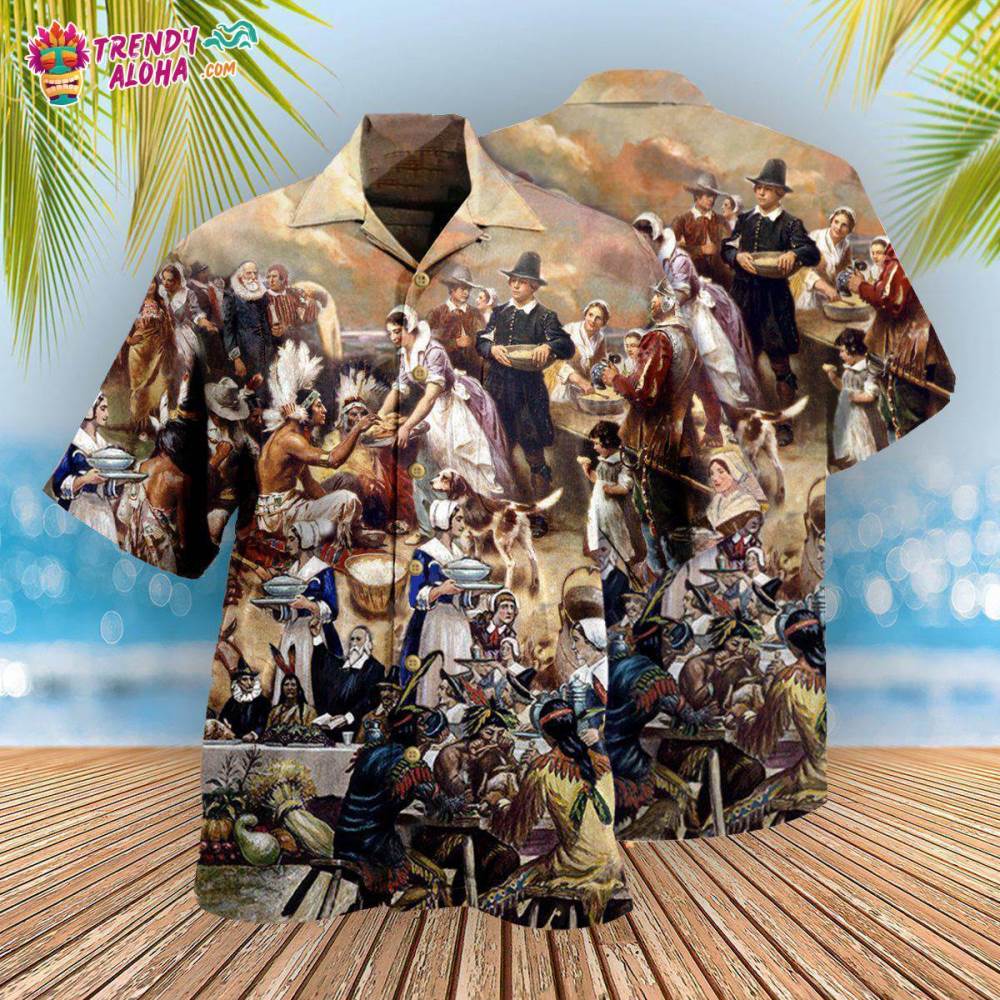 Thanksgiving The First Hawaiian Shirt – Trendy Aloha