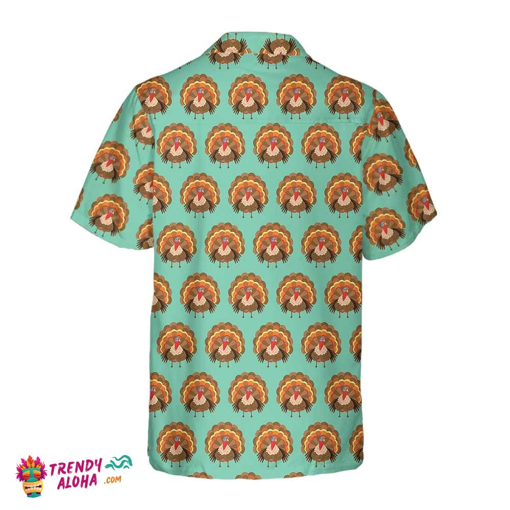 Thanksgiving Turkey Bird Vintage Hawaiian Shirt, Vintage Thanksgiving Gobble Shirt, Gift For Thanksgiving Day