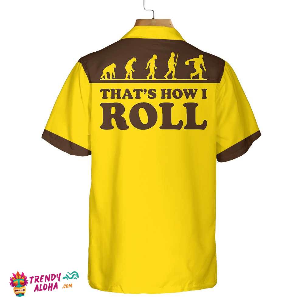That’s How I Roll Bowling Evolution Bowling Hawaiian Shirt, Best Bowling Gift For Bowling Lover