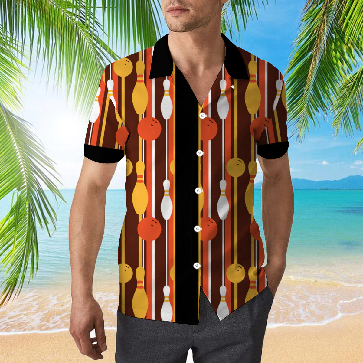Thats How We Roll Bowling Vintage Style Trendy Hawaiian Shirt  Aloha Shirt