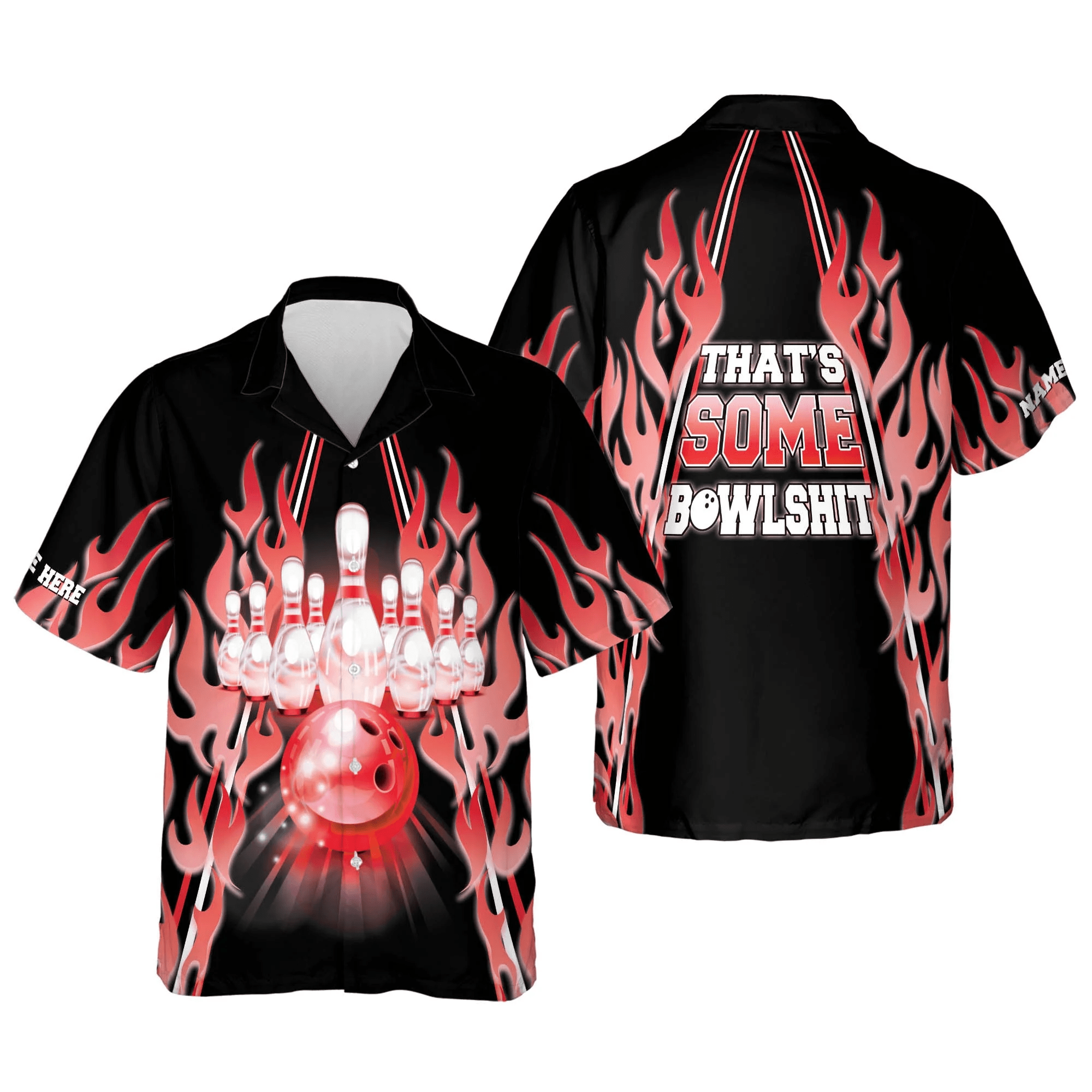 That’s Some Bowlshit Trendy Hawaiian Shirt, Bowling Trendy Hawaiian Shirt For Men And Women