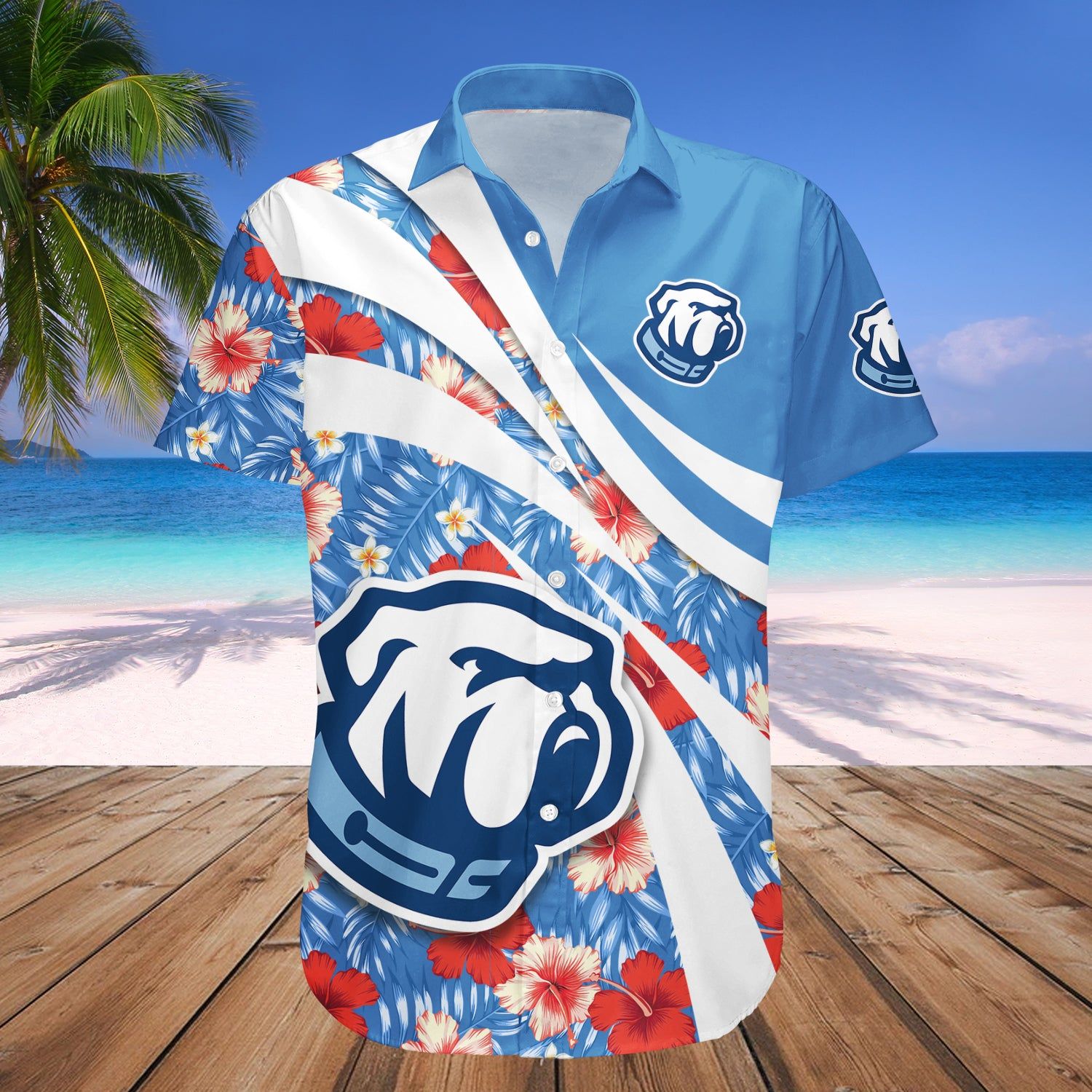 The Citadel Bulldogs Hawaii Shirt Hibiscus Sport Style – NCAA