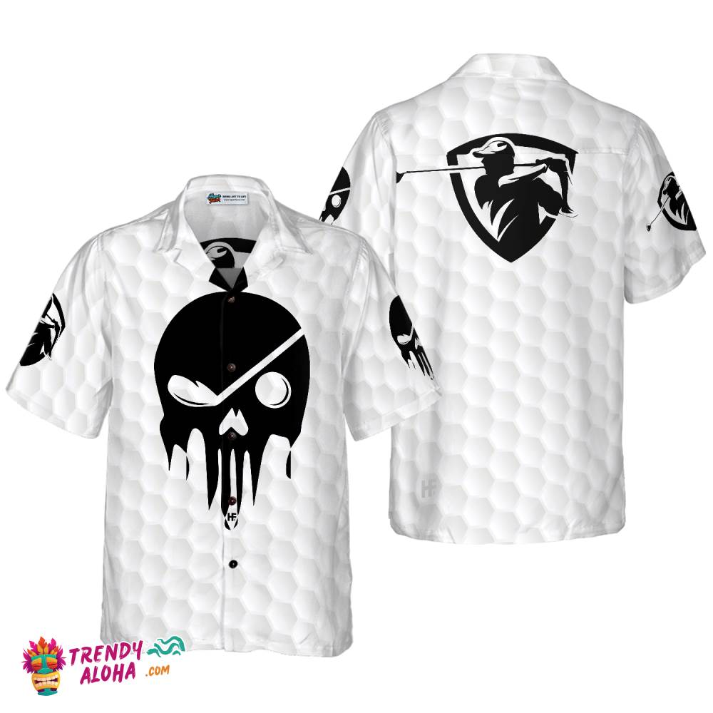 The Golf Skull V2 Hawaiian Shirt The Golf Skull V2 Hawaiian Shirt