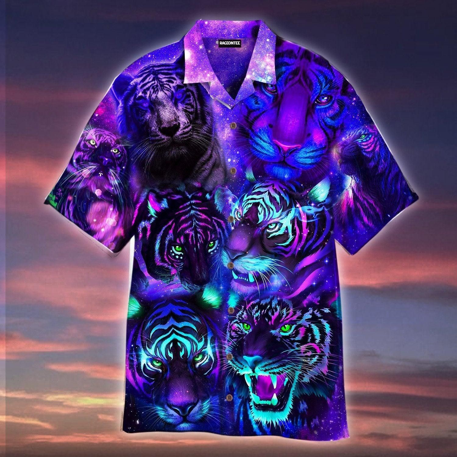The Power Of Tigers In The Galaxy Hawaiian Shirt