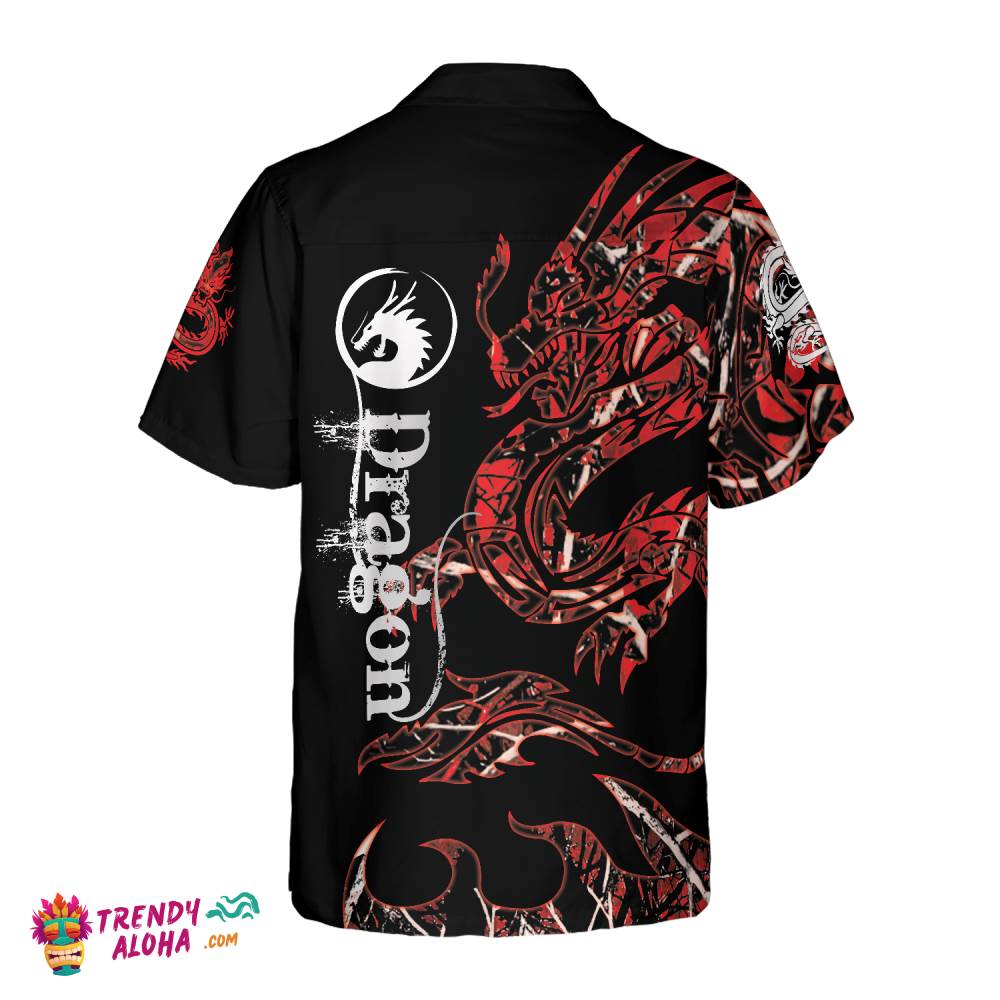 The Red Dragon Hawaiian Shirt