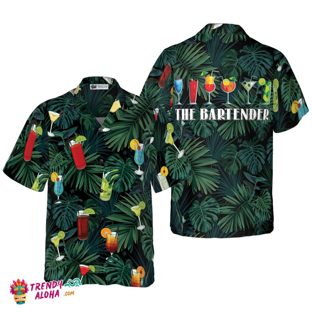 The Tropical Bartender Hawaiian Shirt The Tropical Bartender Hawaiian Shirt