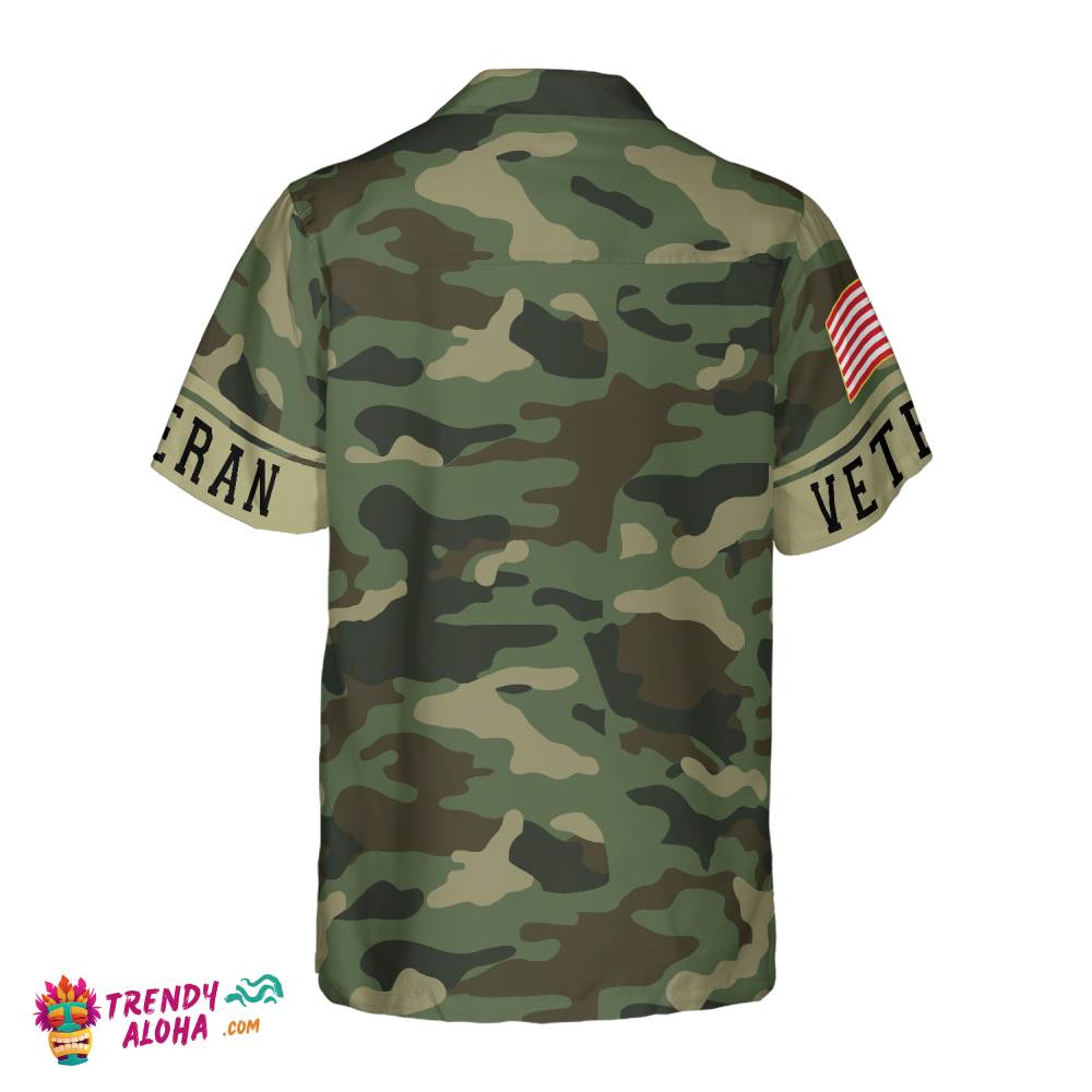 The Us Army Veteran Hawaiian Shirt
