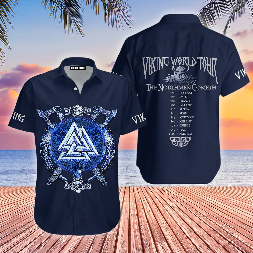 The Viking World Tour Hawaiian Shirt For