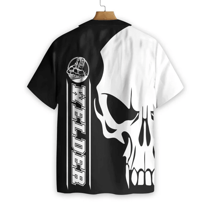 The Welder Skull Trendy Hawaiian Shirt For Men And Women