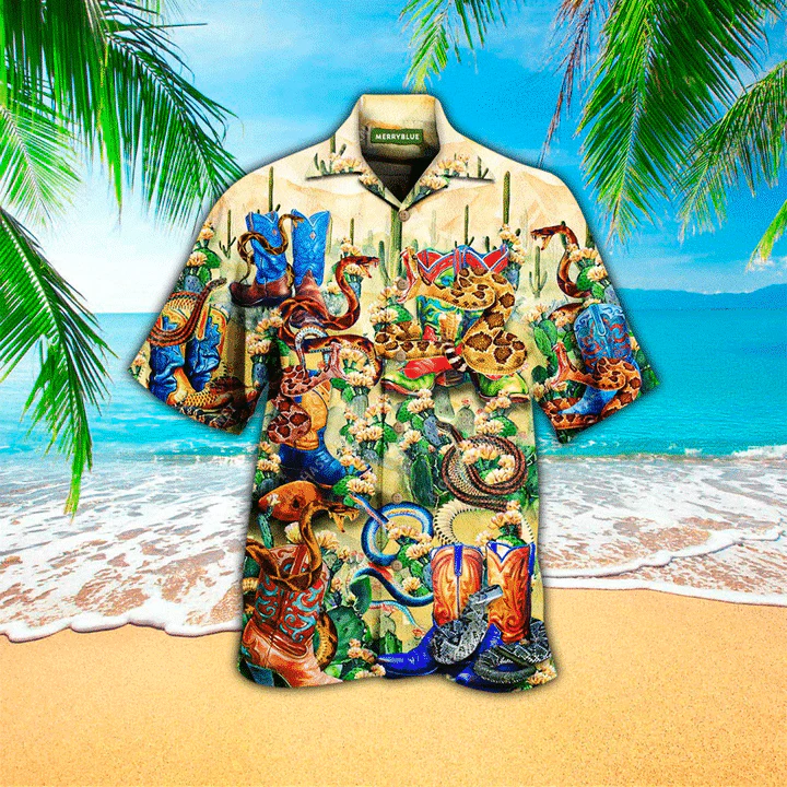 There Is A Snake In My Boots Unisex Hawaiian Shirt Summer Gifts