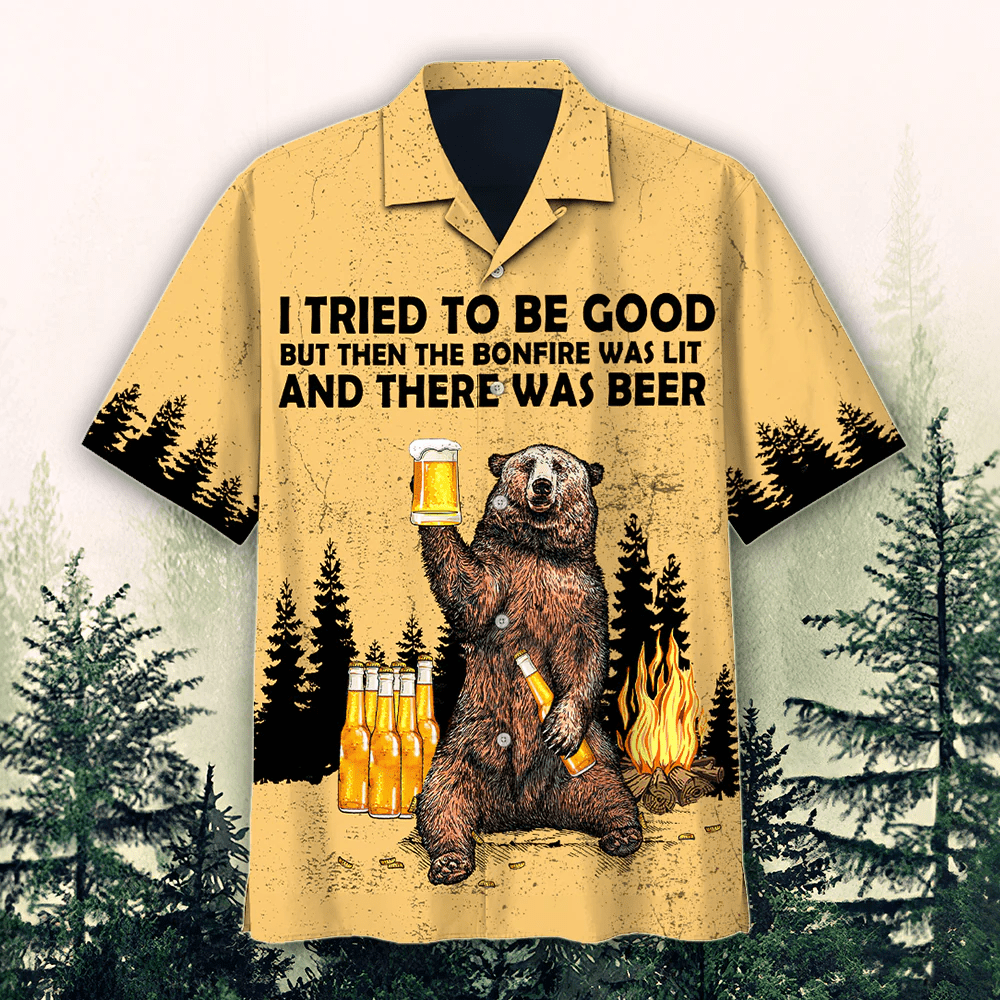 There Was Beer Trendy Hawaiian Shirt