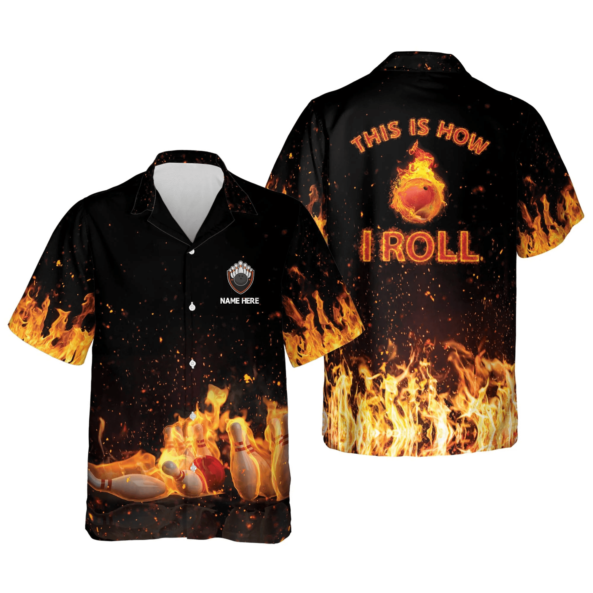 This Is How I Roll Bowling Trendy Hawaiian Shirt, Bowling Team Shirt, Bowling Gift