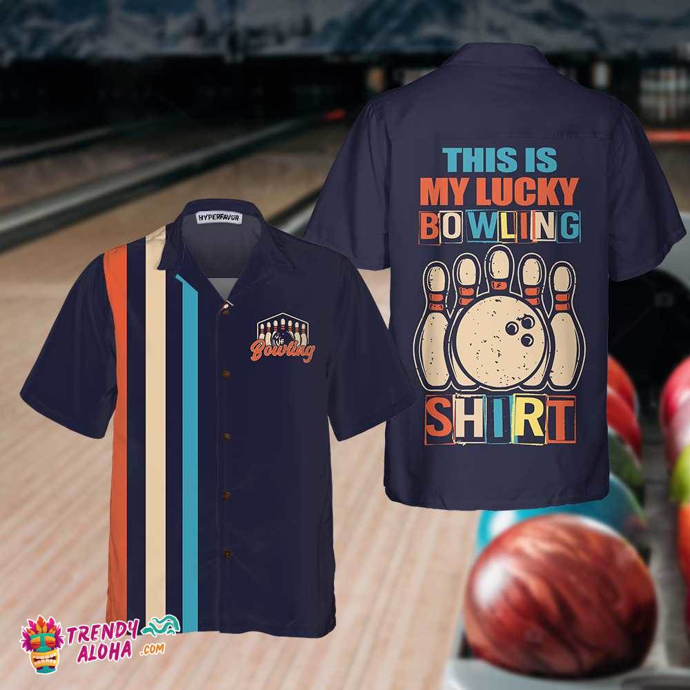 This Is My Lucky Bowling Hawaiian Shirt, Colorful Bowling Ball Shirt, Best Gift For Bowling Players This Is My Lucky Bowling Hawaiian Shirt, Colorful Bowling Ball Shirt, Best Gift For Bowling Players