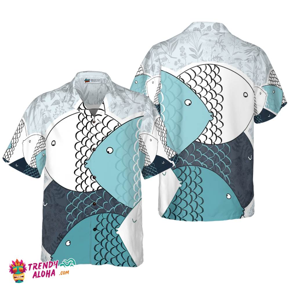Thousand Fish In The Sea Hawaiian Shirt
