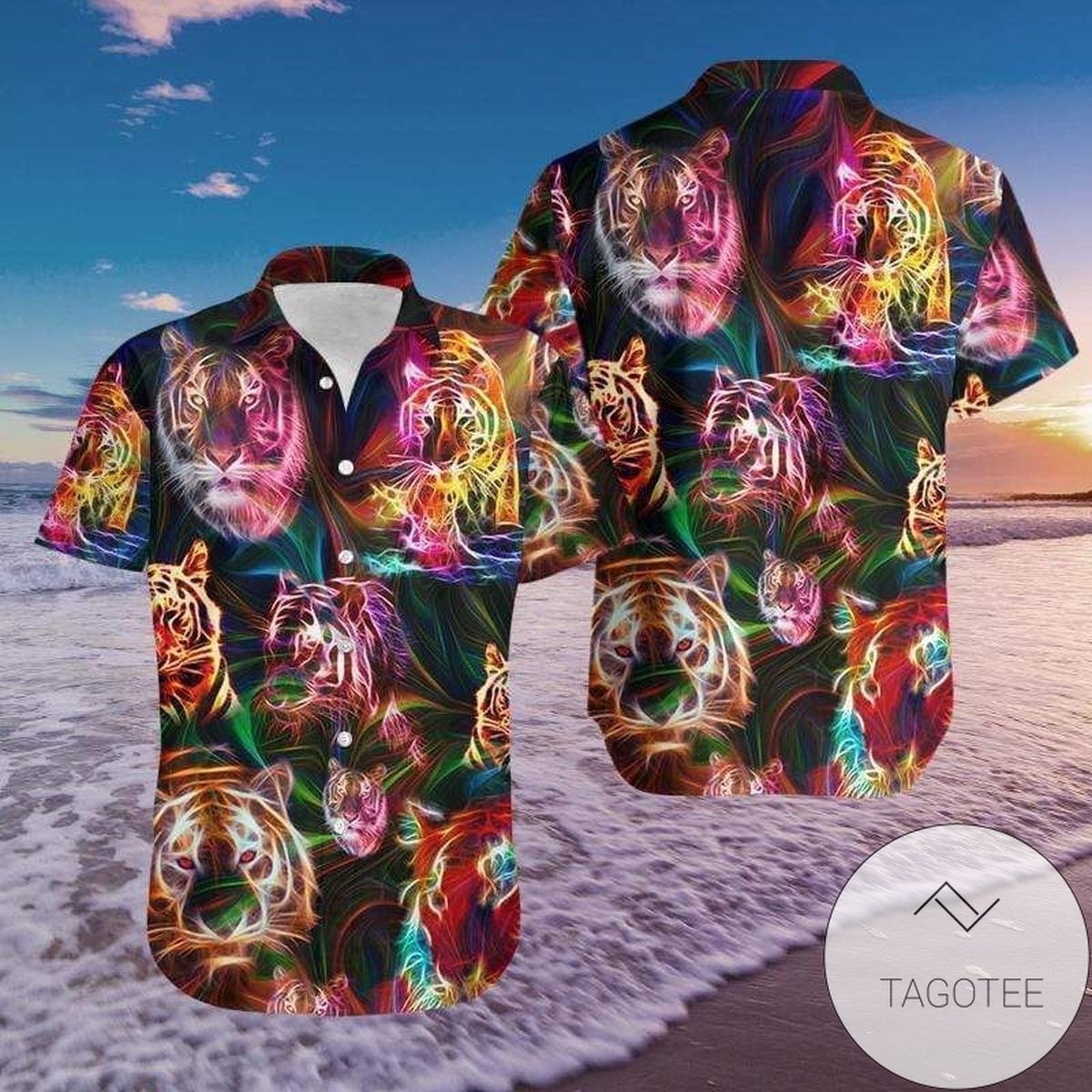 Tiger Fantasy Theme Elegance Hawaiian Shirt Discover Cool Collection