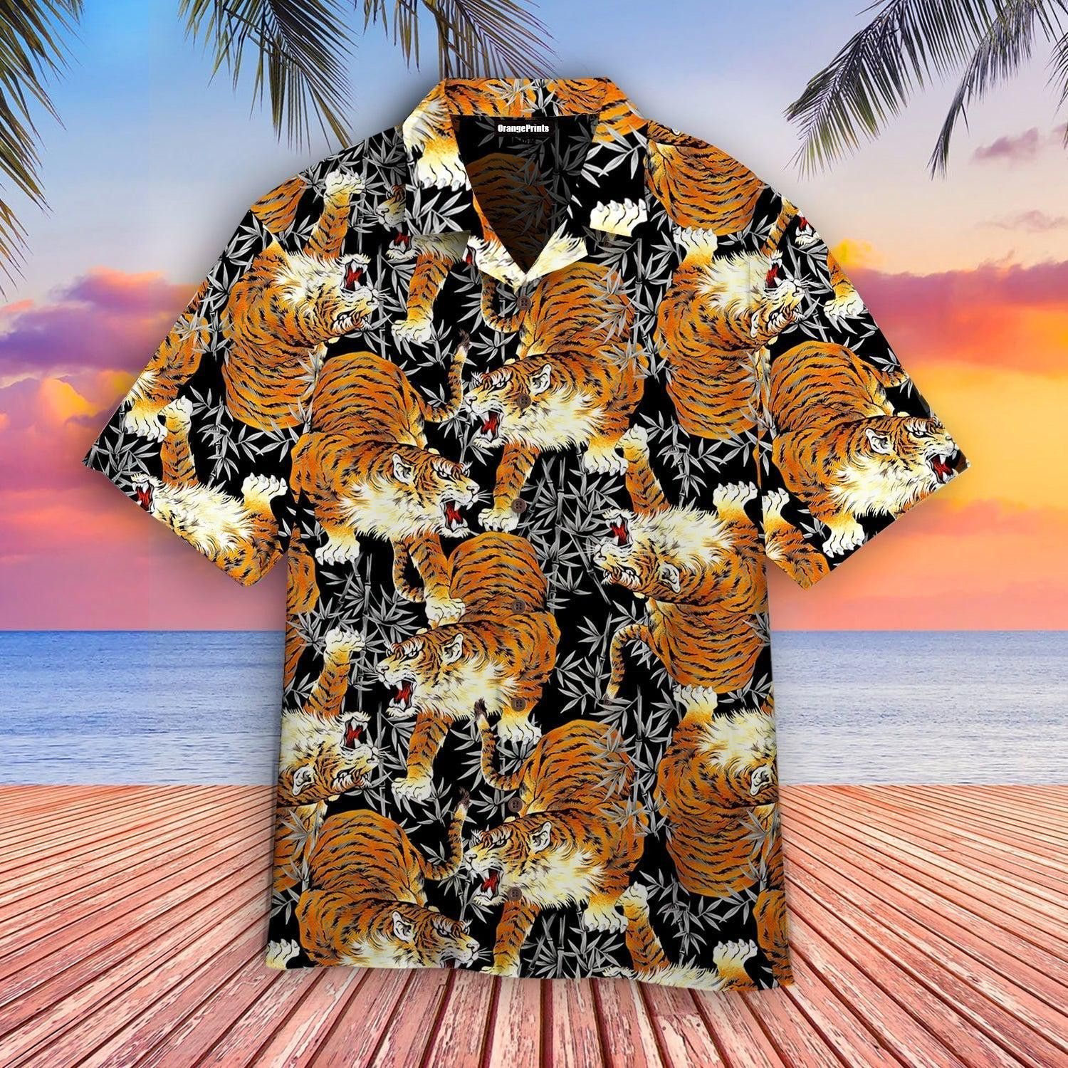 Tiger Japanese Trendy Hawaiian Shirt For