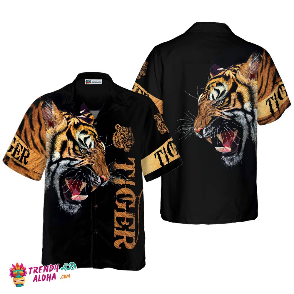 Tiger Skin Shirt For Men Hawaiian Shirt