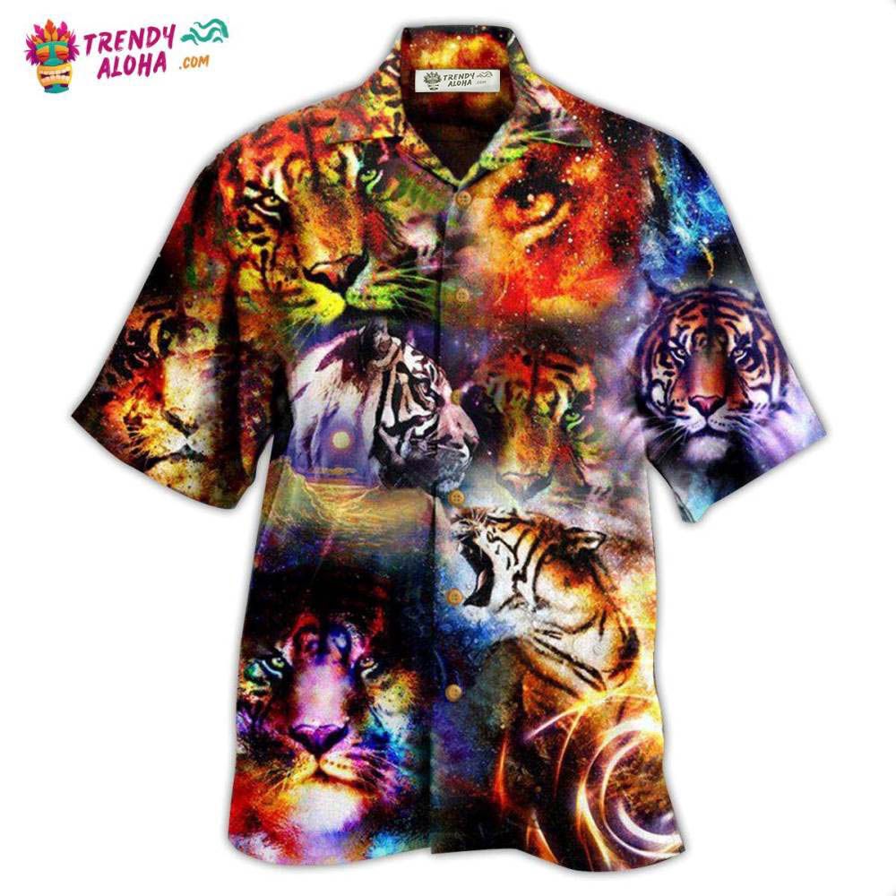 Tiger The Power Of Tiger In The Universe Hawaiian Shirt – Trendy Aloha