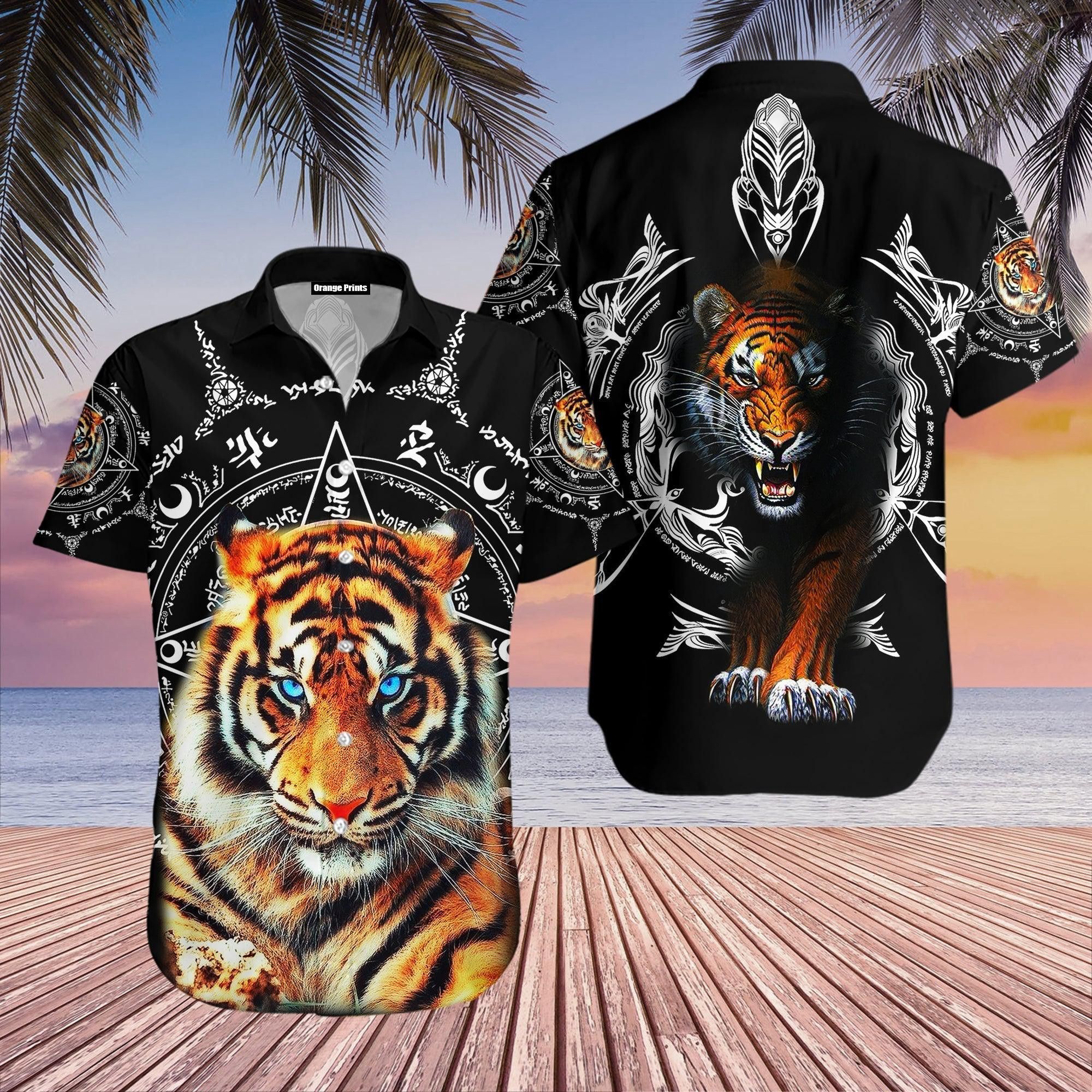 Tiger Trendy Hawaiian Shirt For