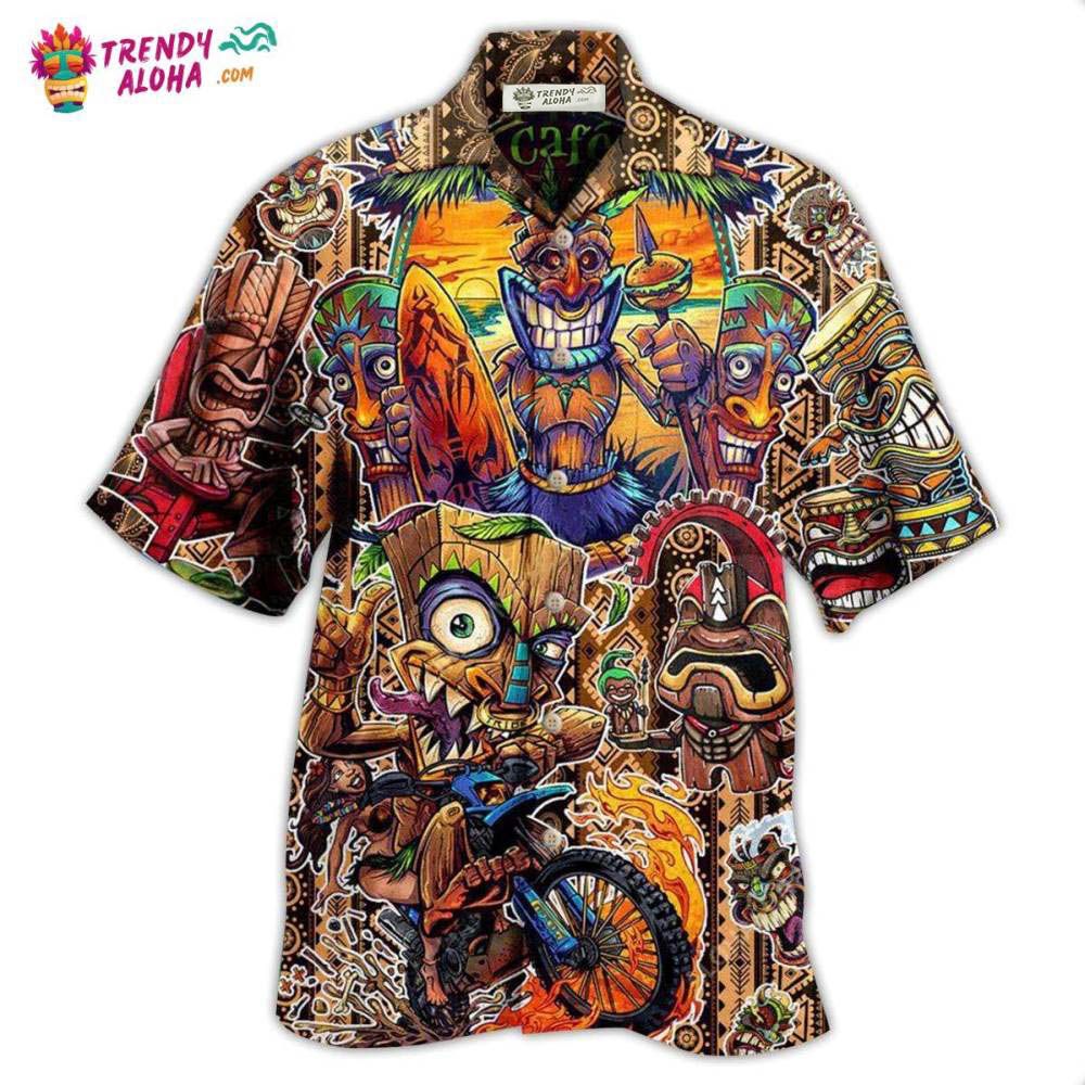 Tiki Hula Dancing Hawaii Shirt