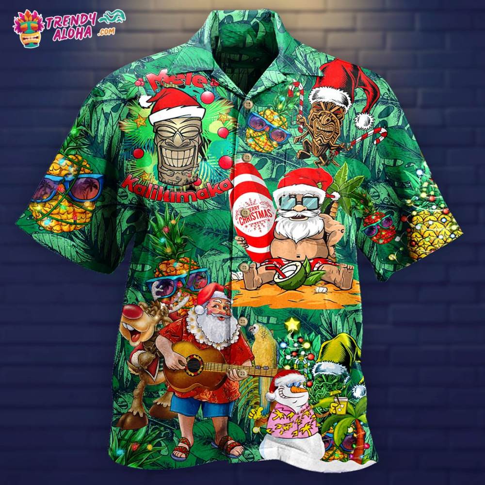 Tiki Love Christmas Funny Style Hawaiian Shirt – Trendy Aloha