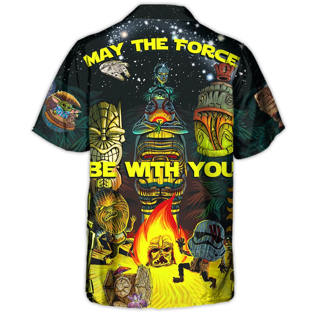 Tiki Star Wars May The Force Be With You Hawaiian Shirt Tiki Star Wars May The Force Be With You Hawaiian Shirt