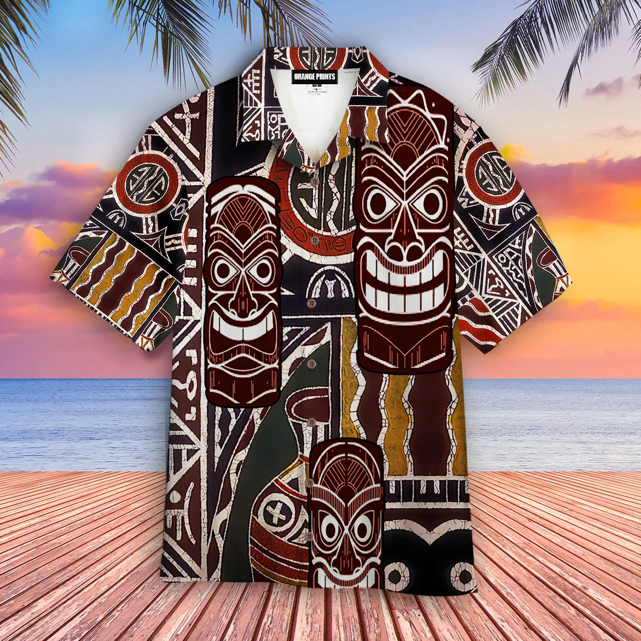 Tiki Trendy Hawaiian Shirt For Men & Women Tiki Trendy Hawaiian Shirt For Men & Women