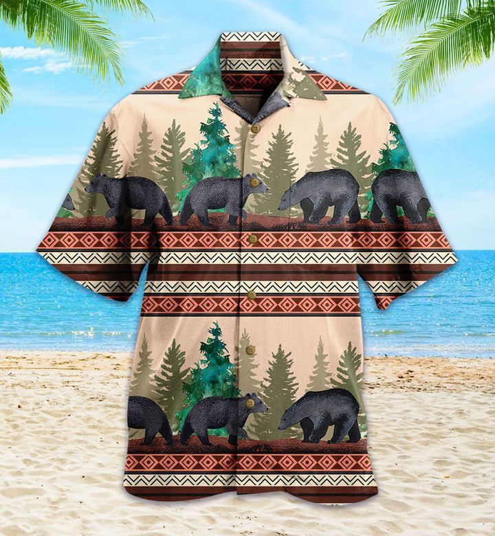Timberline Bear Brown Trendy Hawaiian Shirt 3D Summer Gifts Timberline Bear Brown Trendy Hawaiian Shirt 3D Summer Gifts