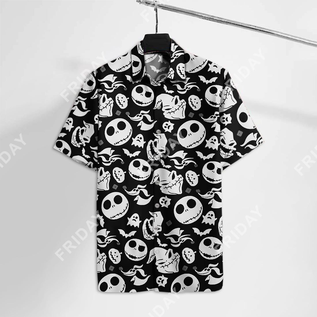 Tnbc Hawaiian Shirt Emoji Nightmare Characters Halloween Hawaii Tshirt Amazing Cool Dn Tnbc Aloha Shirt
