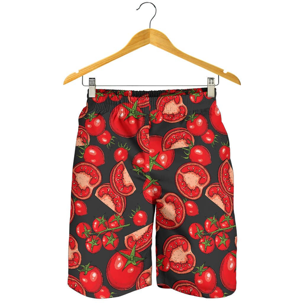 Tomato Black Background For Men Women Kid Shorts