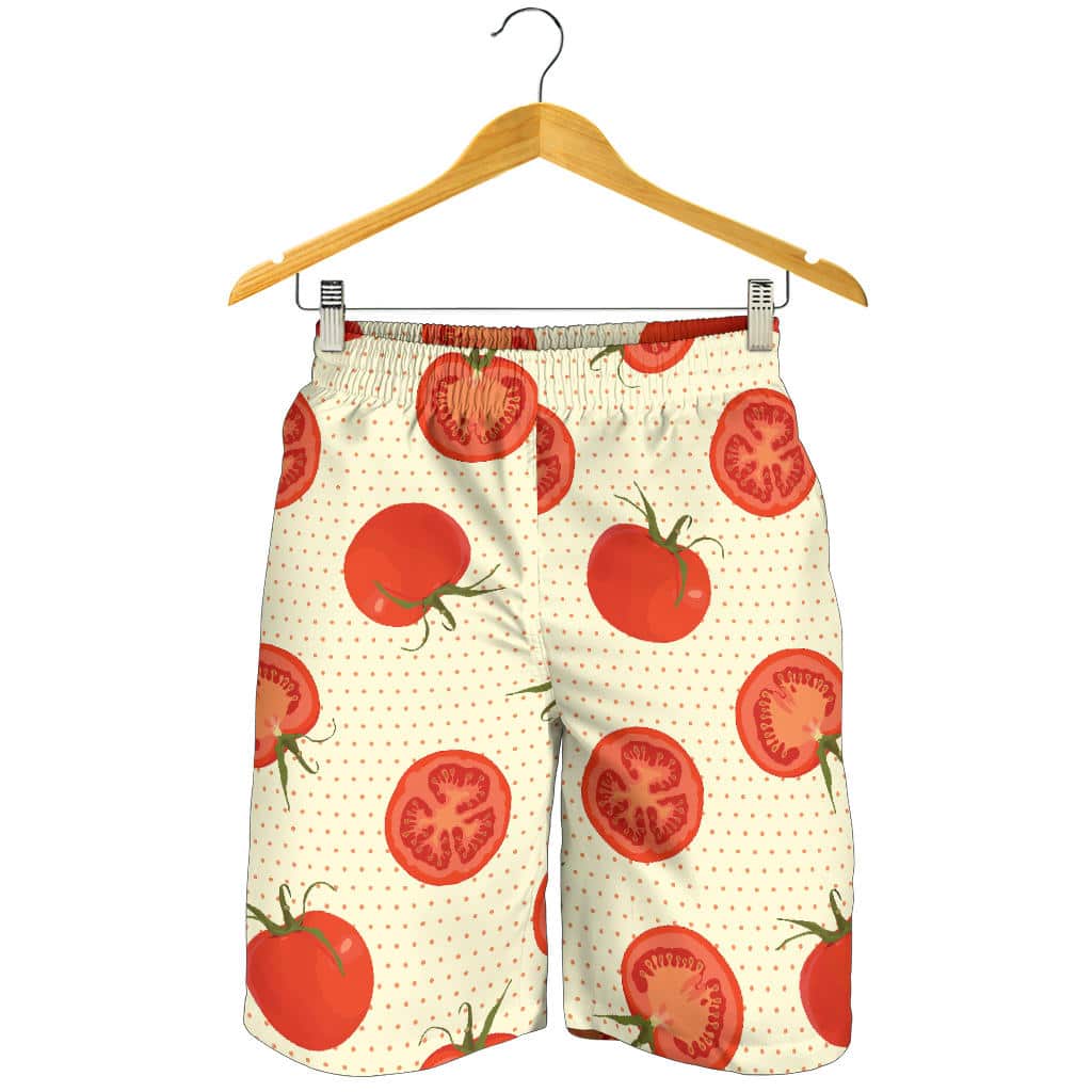 Tomato Dot Background For Men Women Kid Shorts